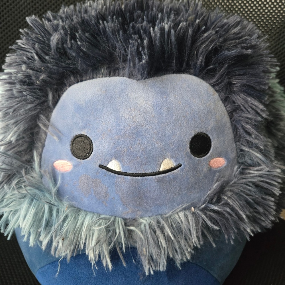 Squishmallows Dani the Bigfoot Navy Blue 12 Inch Plush Kellytoy 2023 Toy - Picture 2 of 8